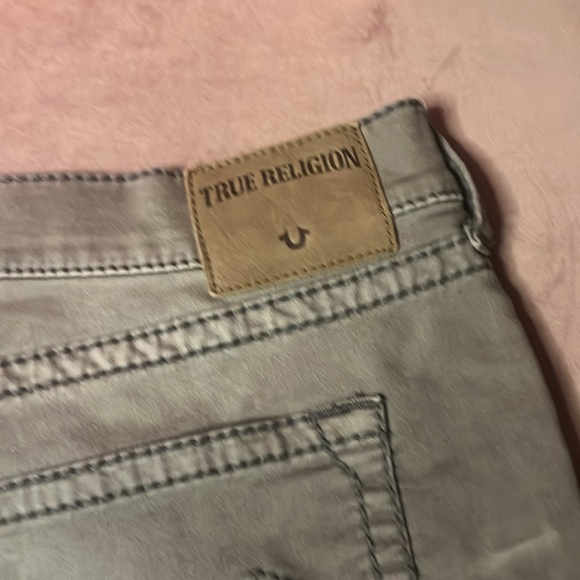 True Religion Big T size 40 men’s. Style: MC126XT3, color charcoal/cho wash - Picture 4 of 4